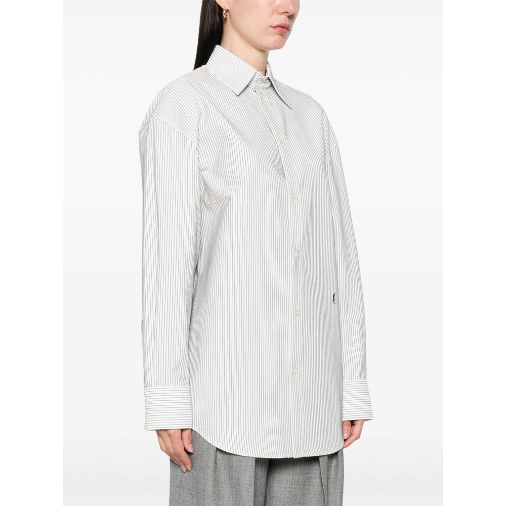 Saint Laurent White Tops - Shirts Women