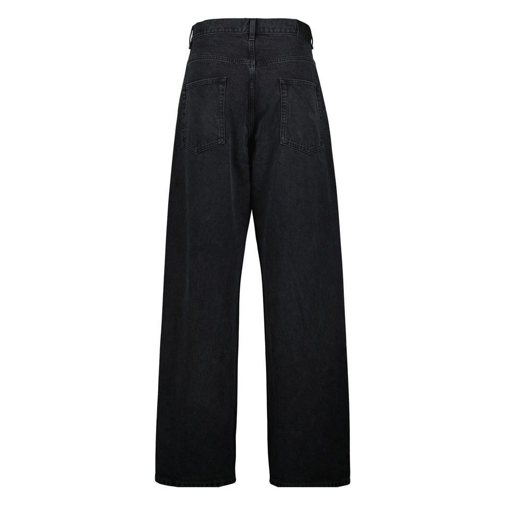 Saint Laurent Black Denim - Straight-Leg Jeans Women