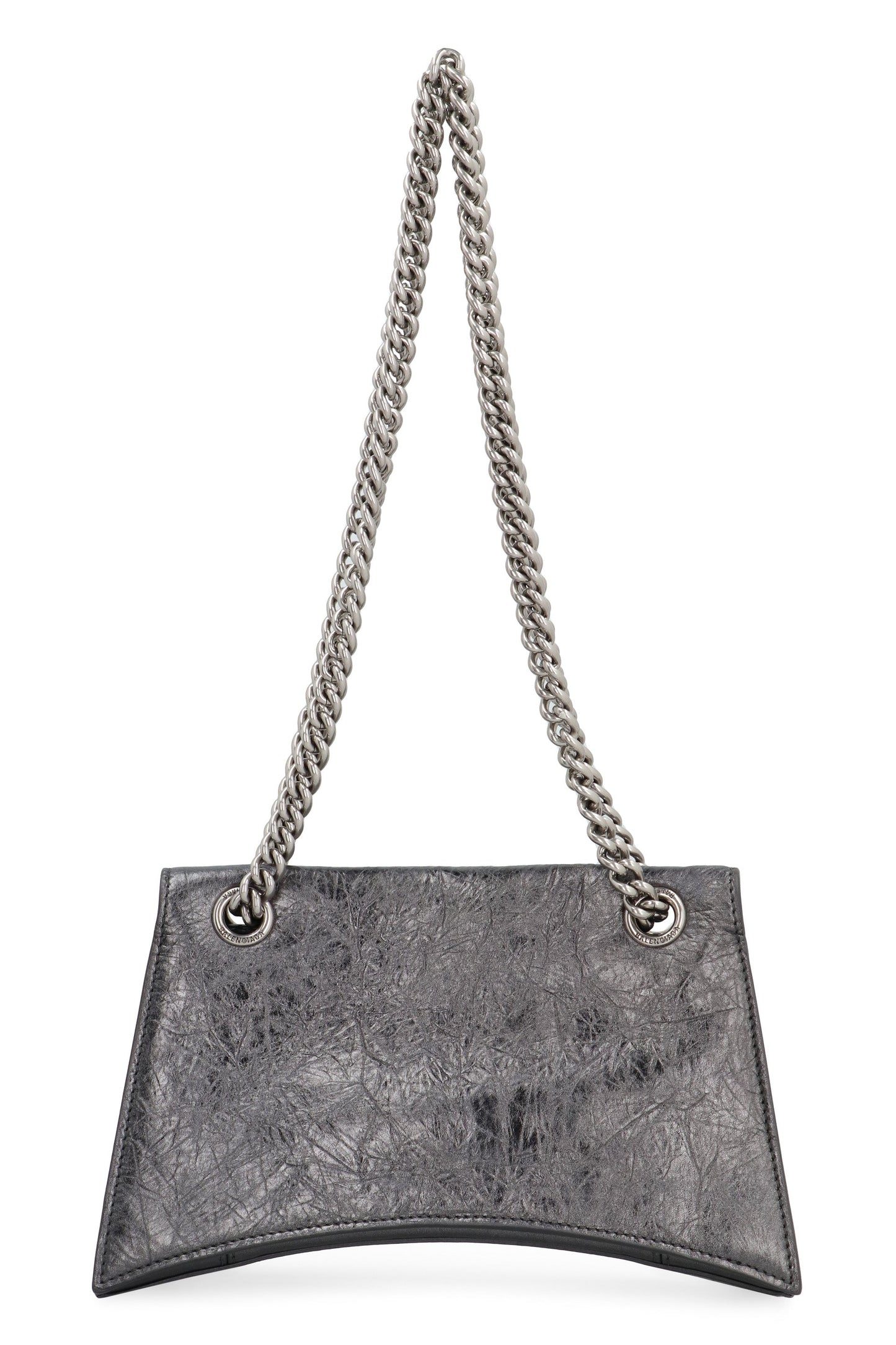 BALENCIAGA Mini Creased Effect Shoulder Handbag