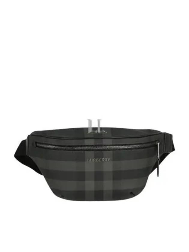 Burberry Cason Check Belt Bag Grey