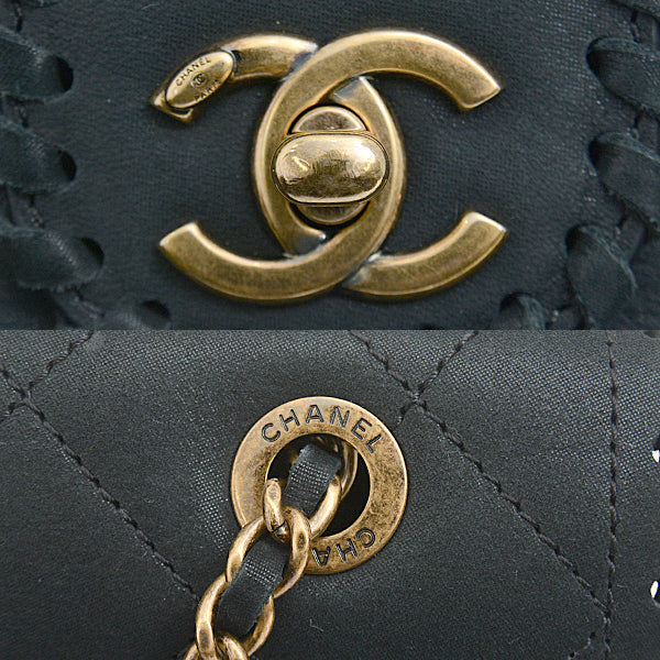 Chanel Velvet Calf Matelasse Chain Shoulder Bag