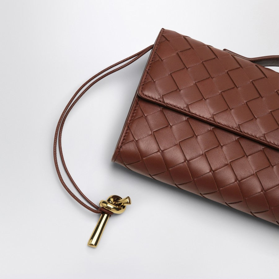 Bottega Veneta Women Andiamo Clutch Sapele With Handle