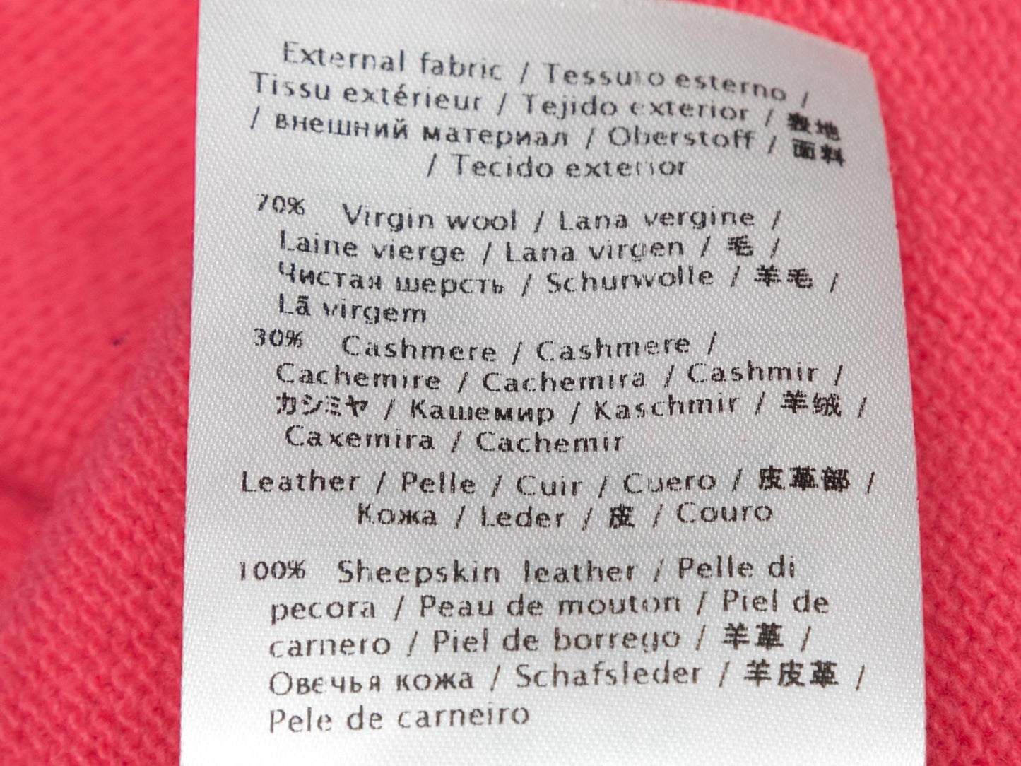 Hot Pink Valentino Virgin Wool & Cashmere Sweater Size US XS