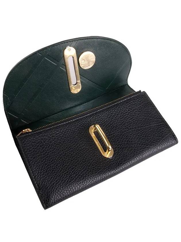 Burberry Rocking Horse Leather Medium Wallet Black