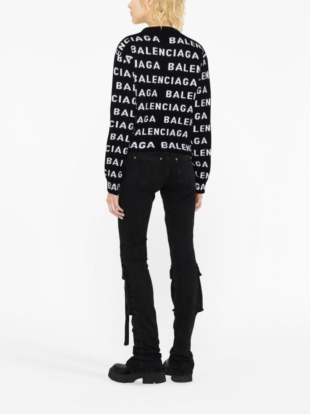 BALENCIAGA Crew-Neck Wool Sweater