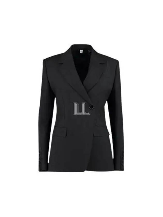 Burberry Women's Wool Tailored Blazer Jacket Black