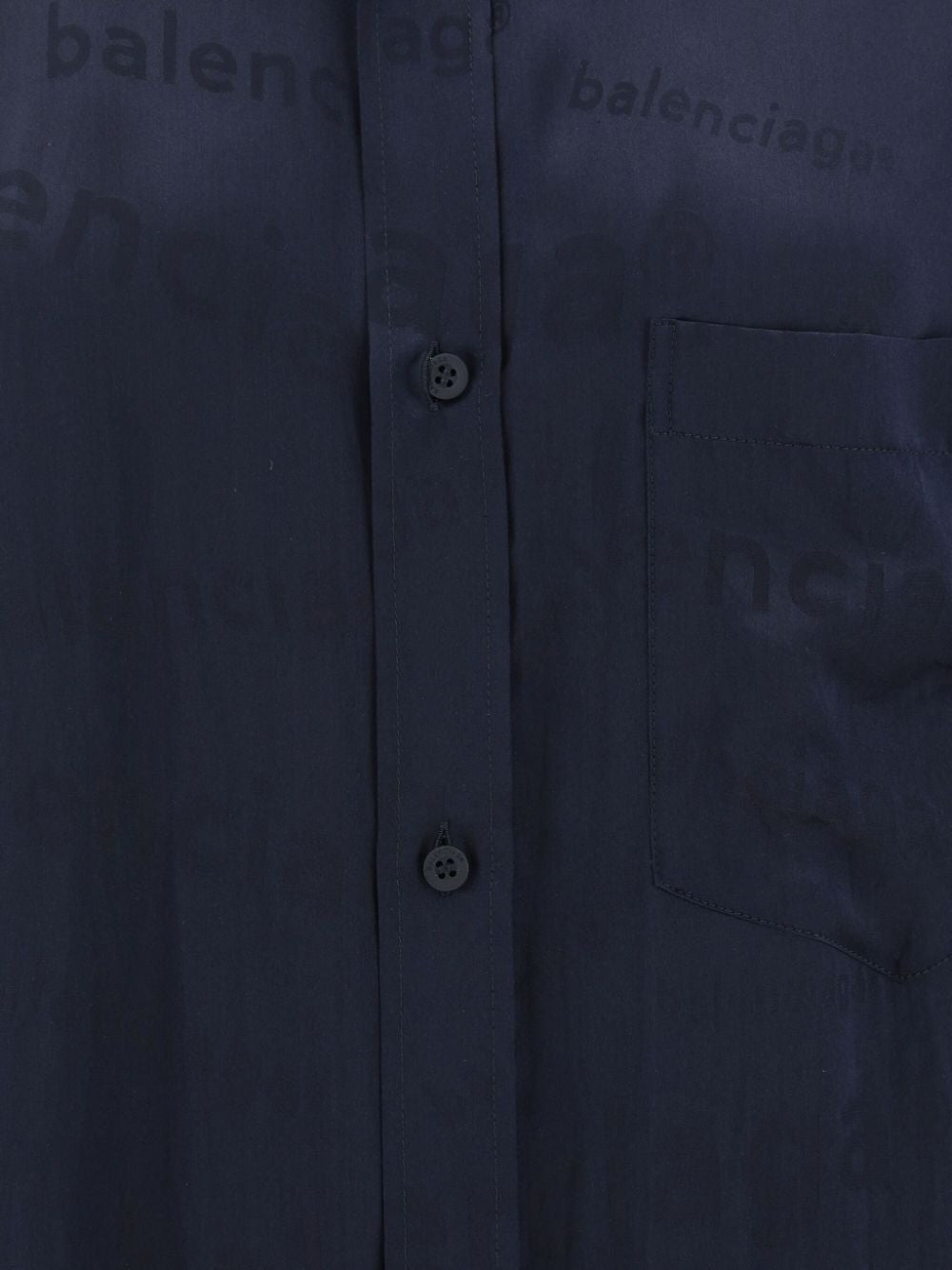 BALENCIAGA Oversized Silk Cocoon Shirt