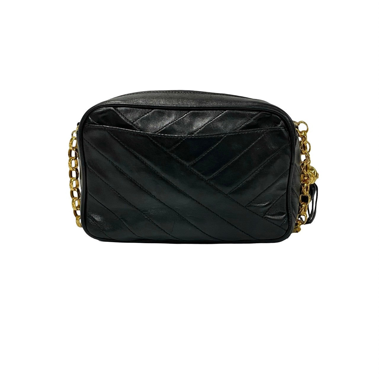 Chanel CC Tassel Camera Bag Leather Crossbody Bag