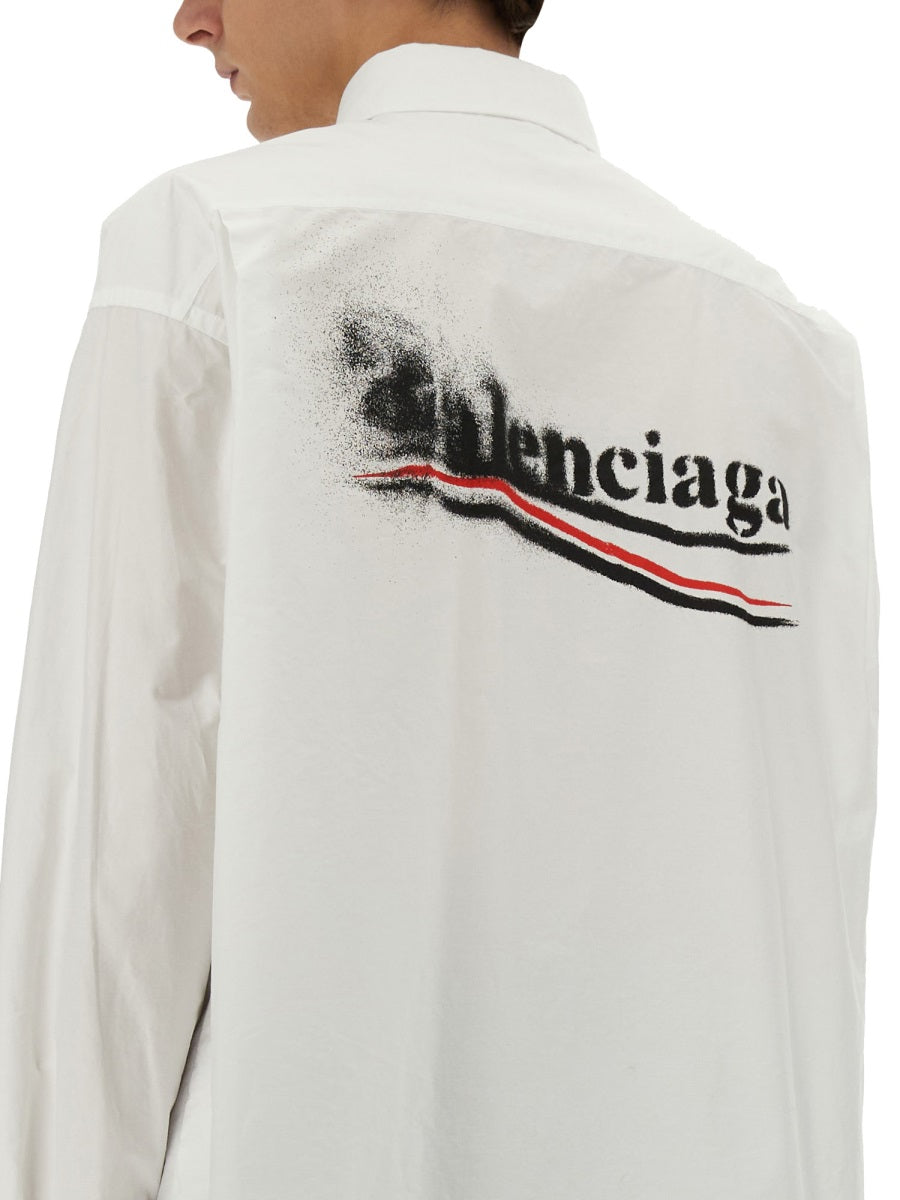BALENCIAGA Large Fit Cotton Shirt for Men