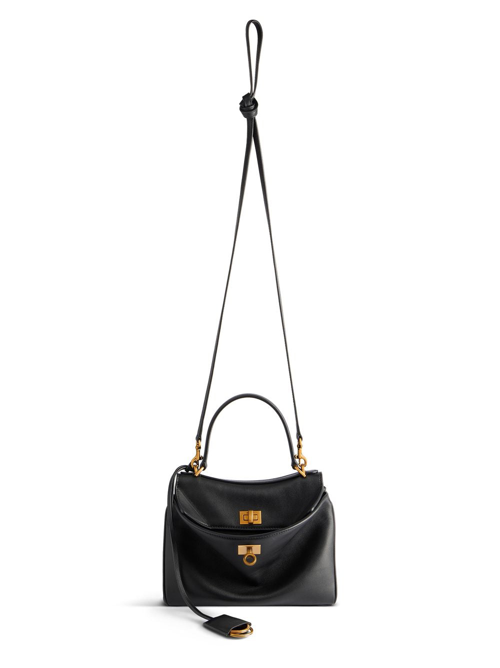 BALENCIAGA Mini Leather Rodeo Handbag