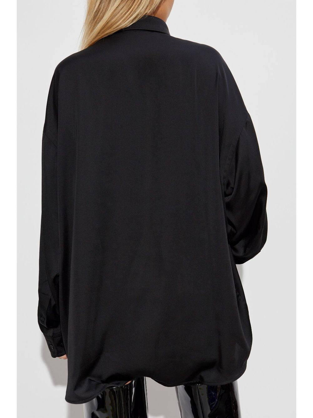 BALENCIAGA Embroidered Logo Shirt for Women