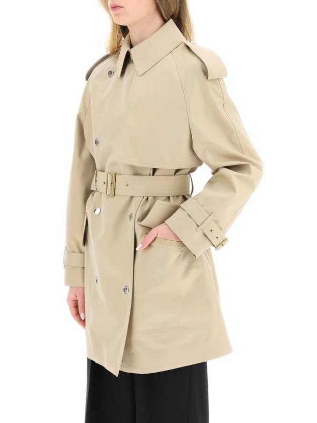 Burberry Women's Tri-layer Gabardine Trench Coat Honey
