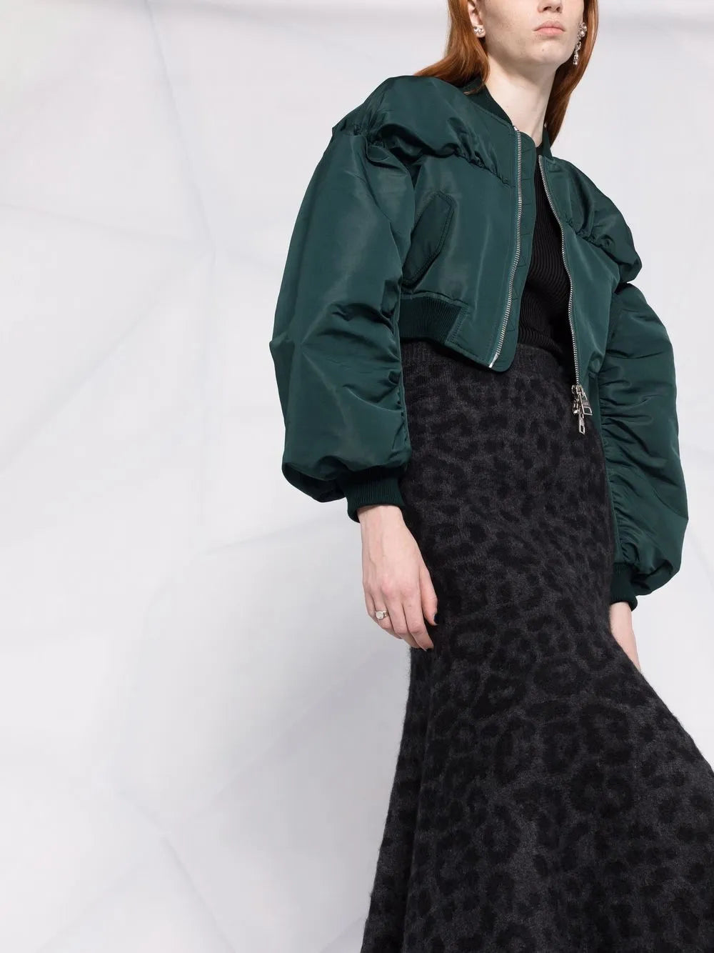 Valentino SWEATER Woman GREY MELANGE/BLACK