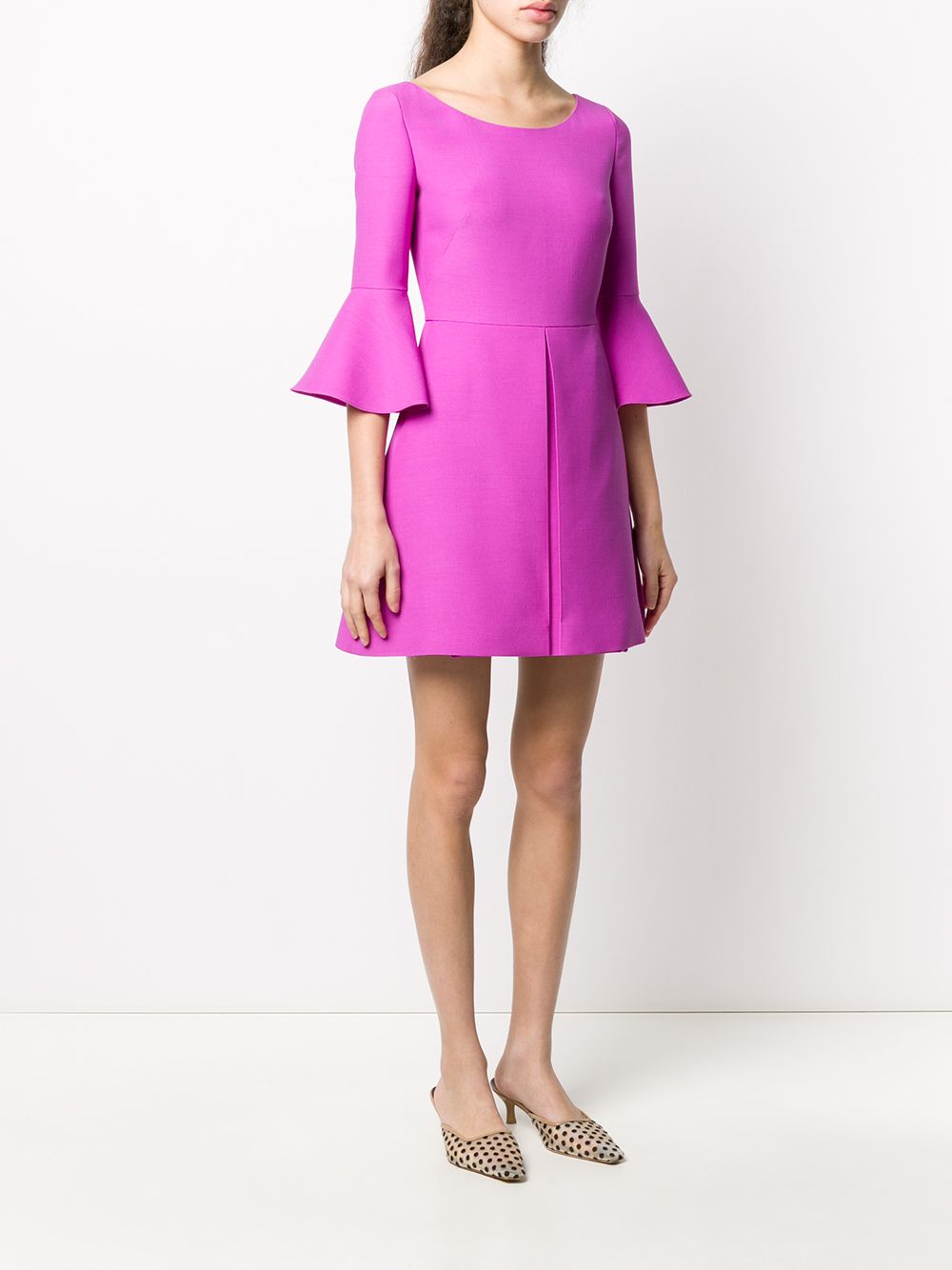 Valentino Garavani Flared Sleeves Mini Dress