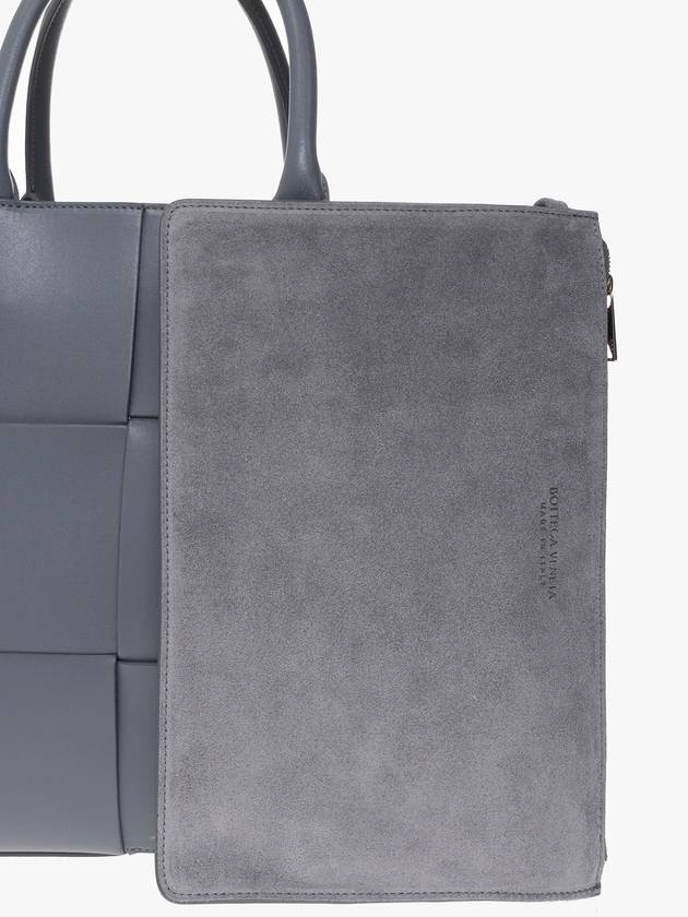 Bottega Veneta Bottega Veneta ‘Arco Medium’ Shopper Bag, Men's, Grey