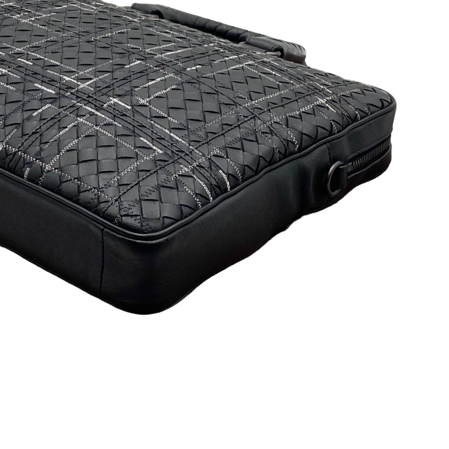 Bottega Veneta Atlas Intrecciato Leather Briefcase