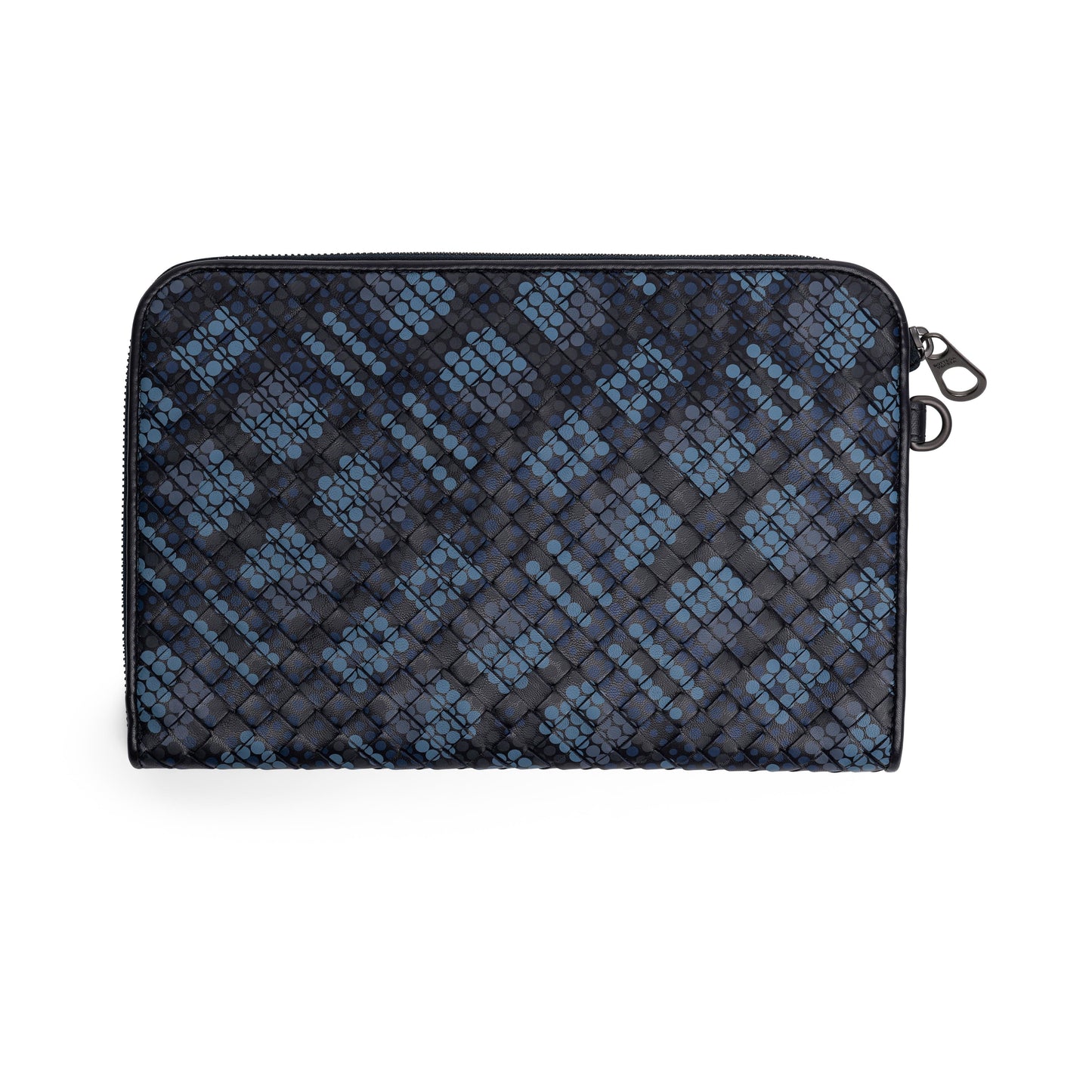 Bottega Veneta Intrecciato Polka Dot Document Case Wristlet