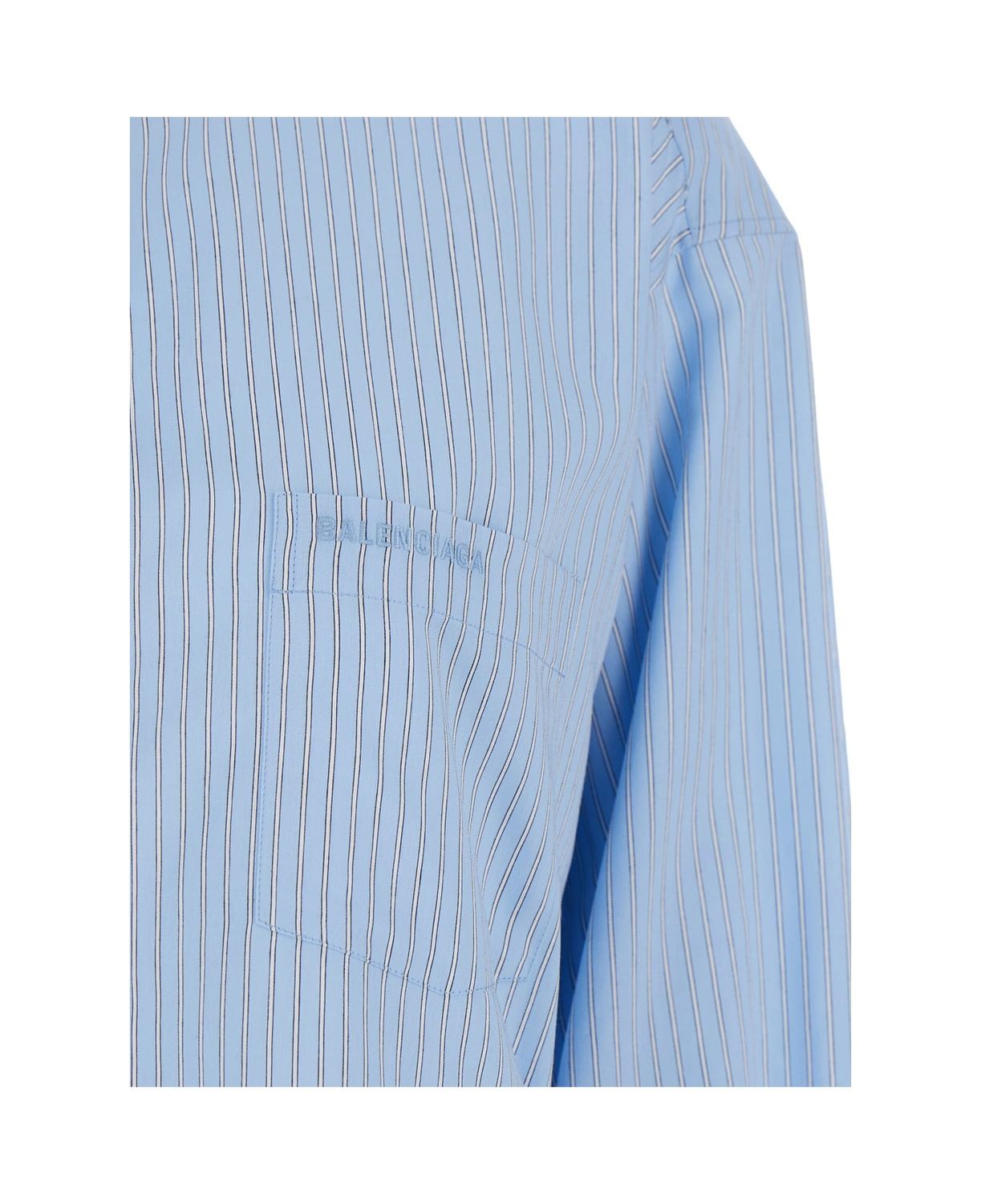 BALENCIAGA Knot-Detail Cuff Blouse