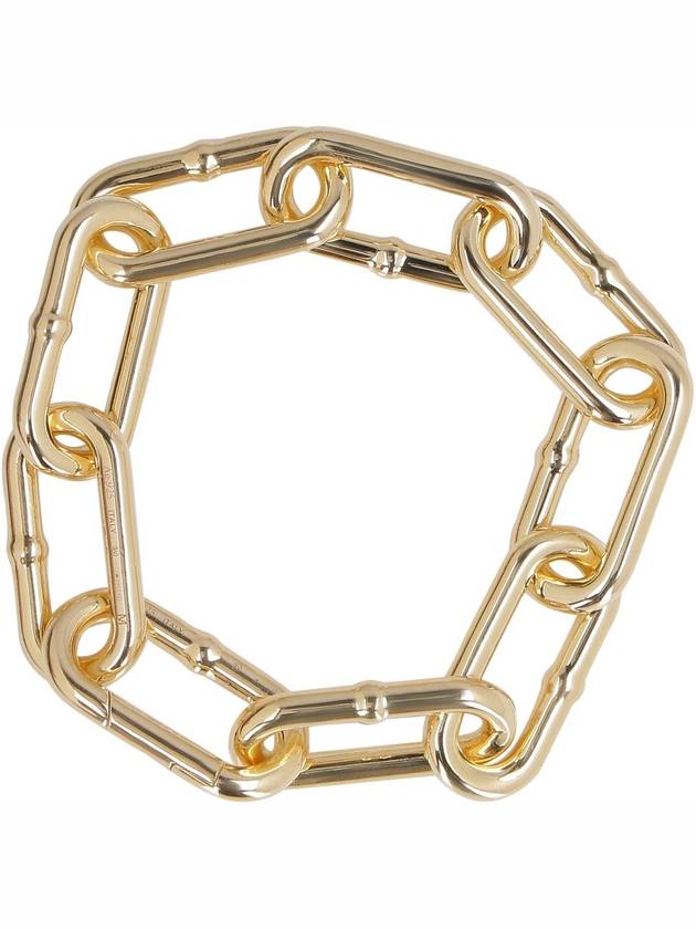 Bottega Veneta Bold Chain Link Bracelet Gold