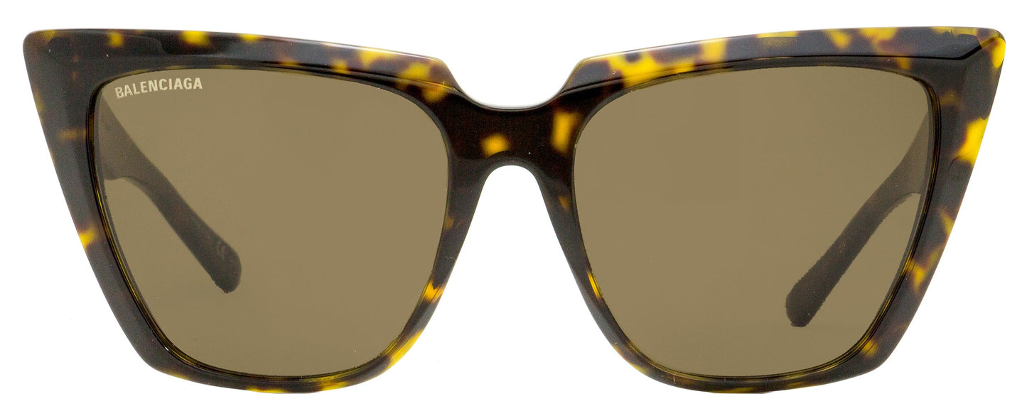 Balenciaga Women's Cateye Sunglasses BB0046S 002 Havana 55mm