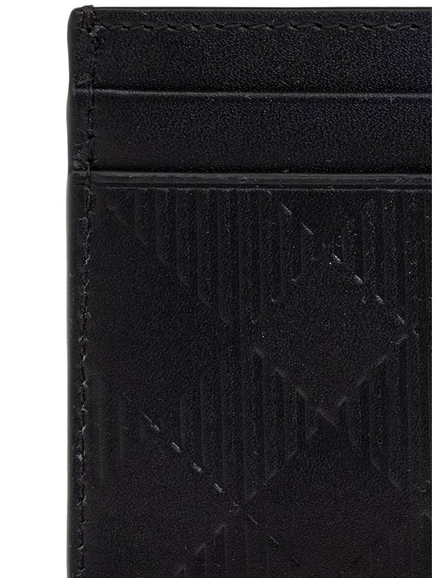 Burberry Burberry Leather Card Case Men s Black