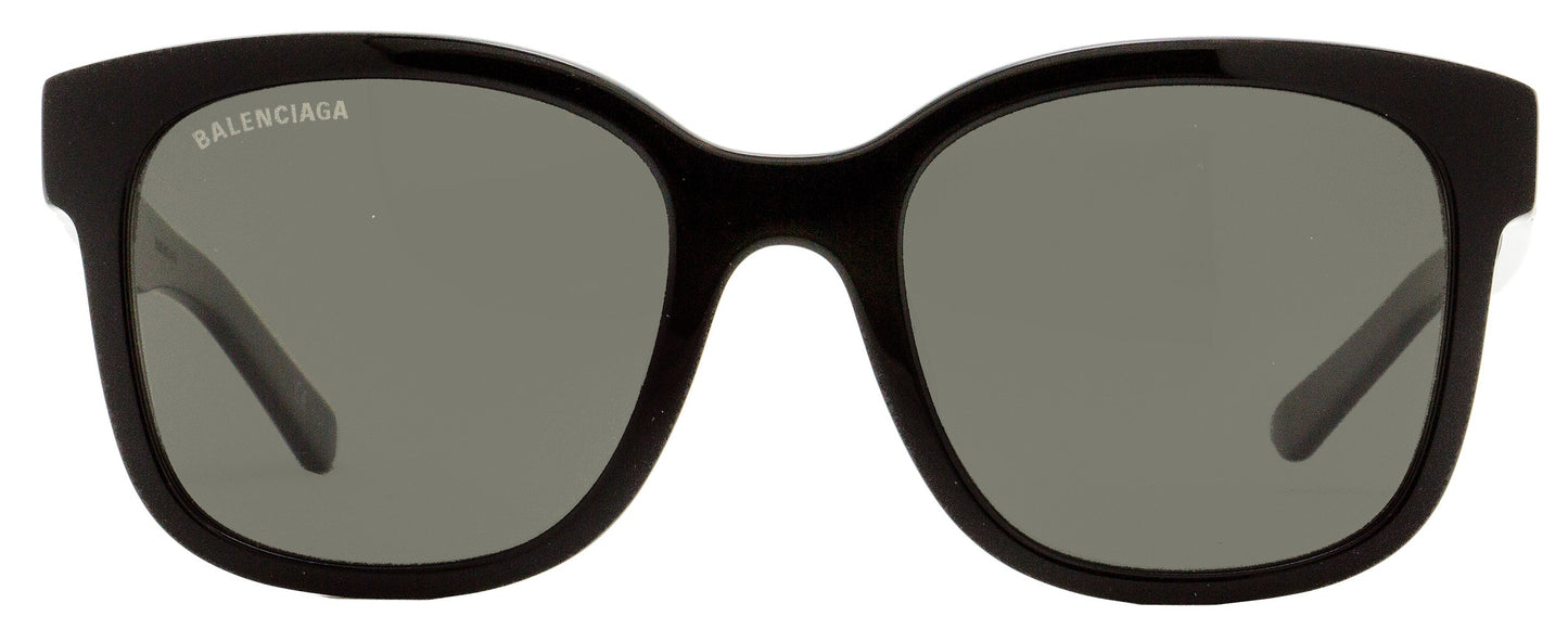 Balenciaga Unisex Square Sunglasses BB0076SK 006 Black 52mm