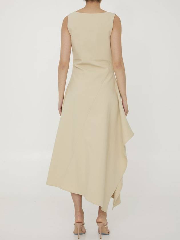 Bottega Veneta Midi Dress 743355V2T30 9016 BEIGE