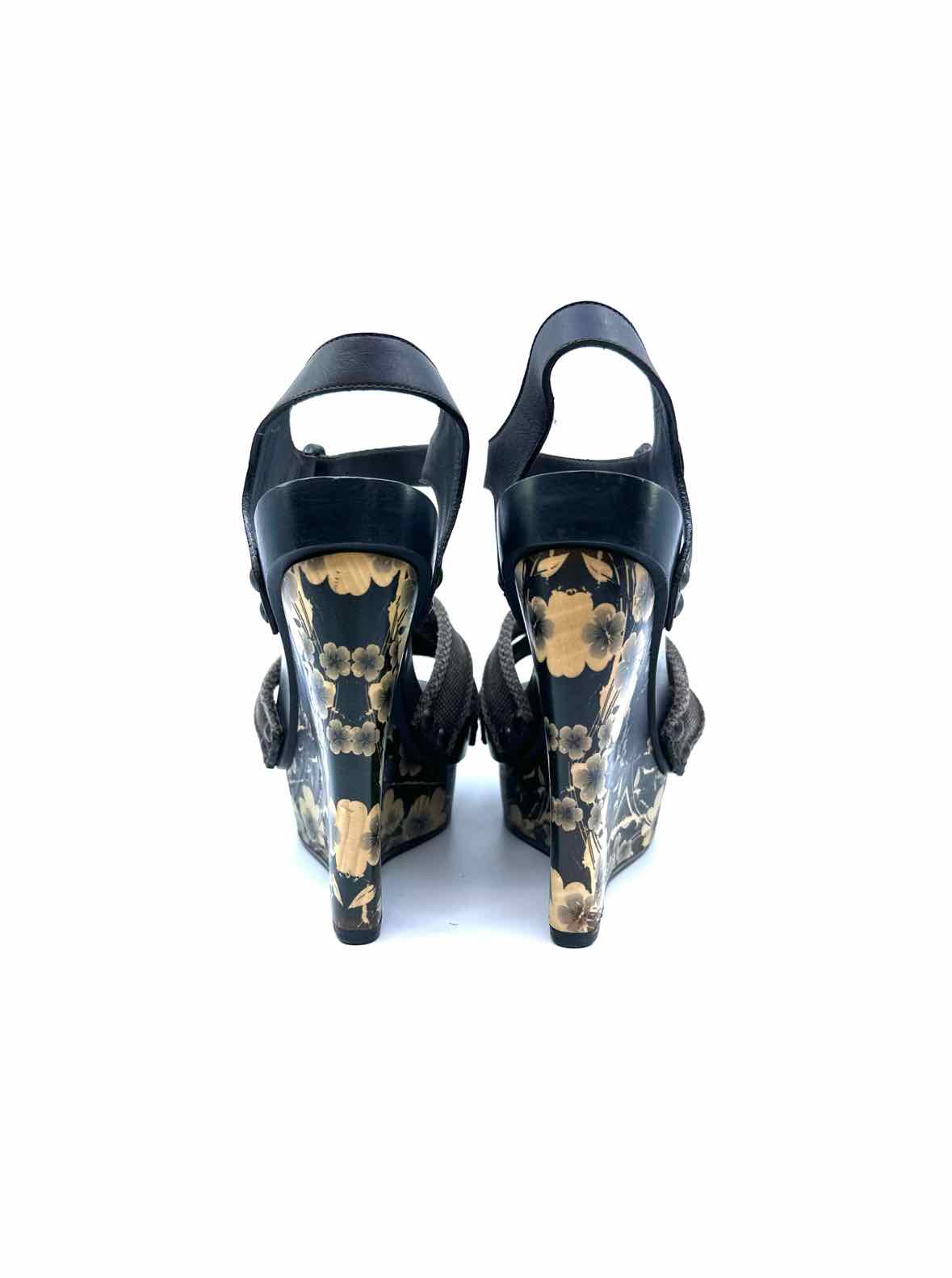 BOTTEGA VENETA Size 7.5 Brown Wedge