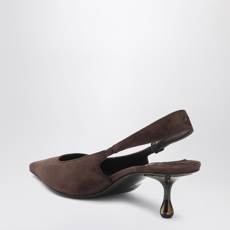 Jimmy Choo Amel 50 Pumps In Chocolate Colour Women
