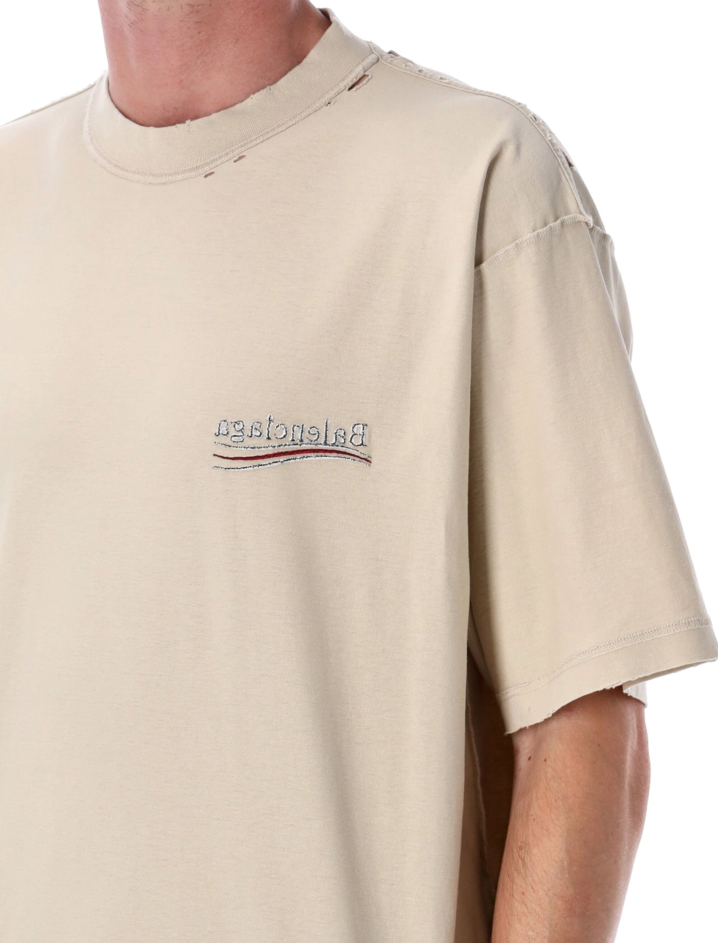 BALENCIAGA Inside-Out Political Campaign T-Shirt - Large Fit