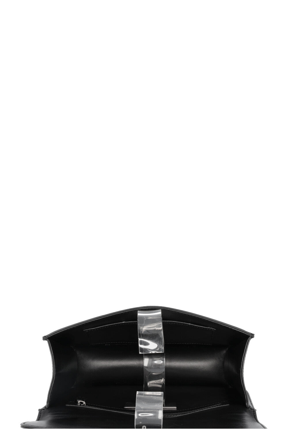 VALENTINO Glam Lock Bag Leather All Black