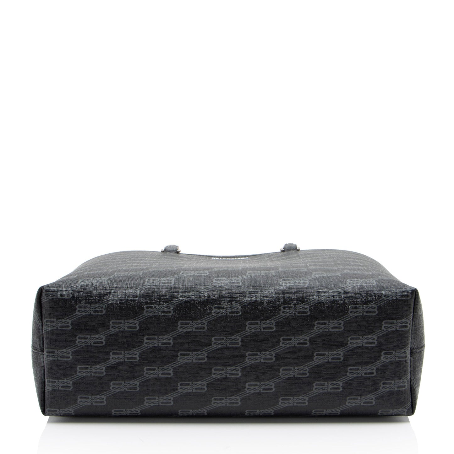 Balenciaga BB Monogram Canvas Signature E/W Medium Shopper Tote (SHF-sezzpJ)