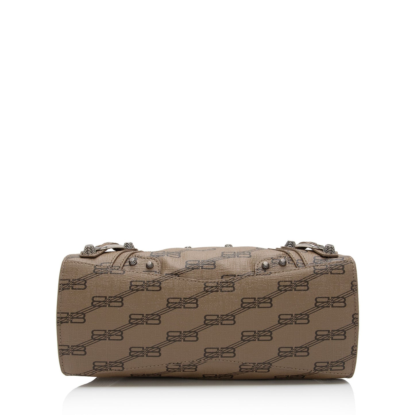 Balenciaga BB Monogram Canvas Signature Neo Cagole City XS Satchel (SHF-ZVKr4D)