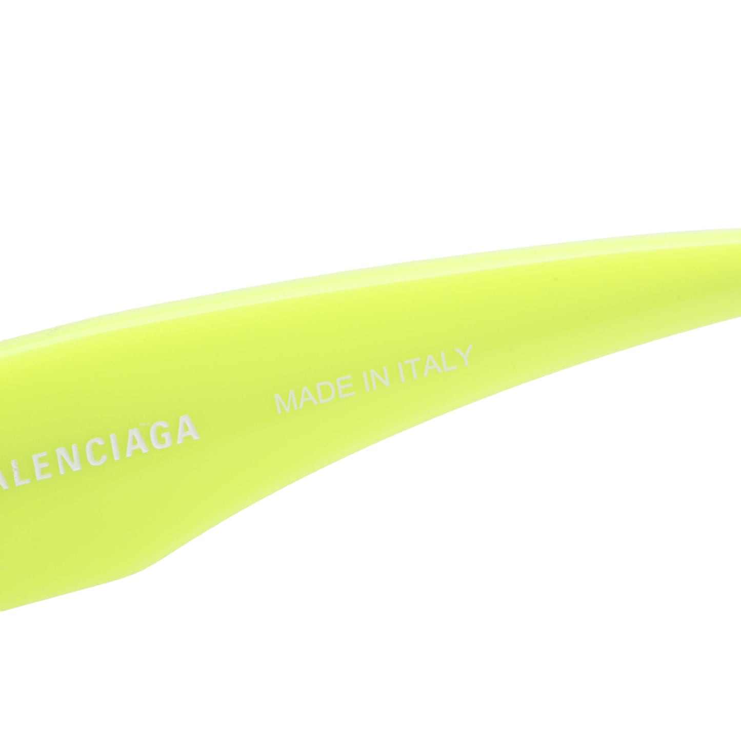 Balenciaga BB0095S Neon Green Acetate Dynasty D-Frame Sunglasses