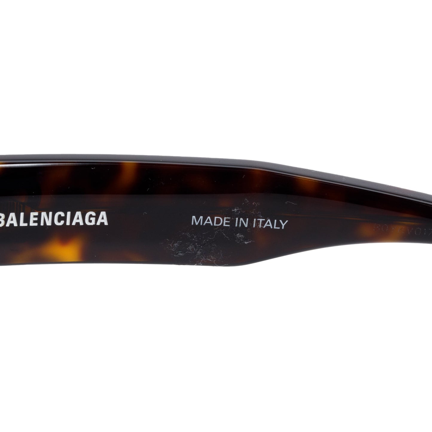 Balenciaga BB0235S Havana Acetate BB Solid Rectangular Sunglasses