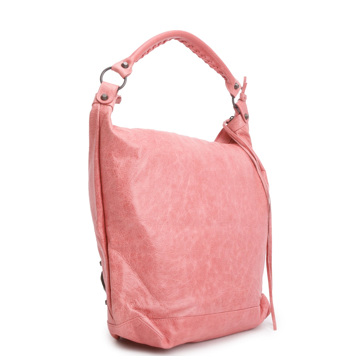 Balenciaga Light Pink Agneau Leather Classic Day Hobo Bag