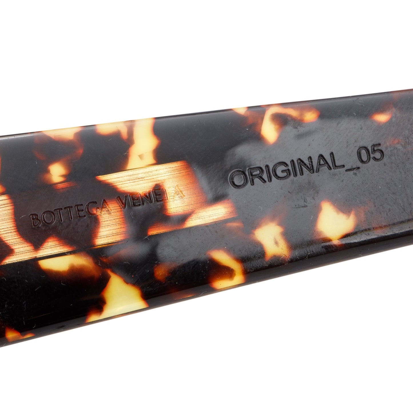 Bottega Veneta BV1026S Brown Camouflage Acetate Square Sunglasses w/ Case