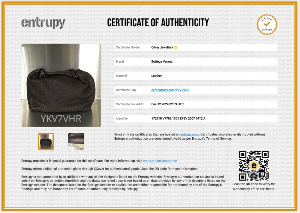 Bottega Veneta Brown Intrecciato Leather Sloane Bag