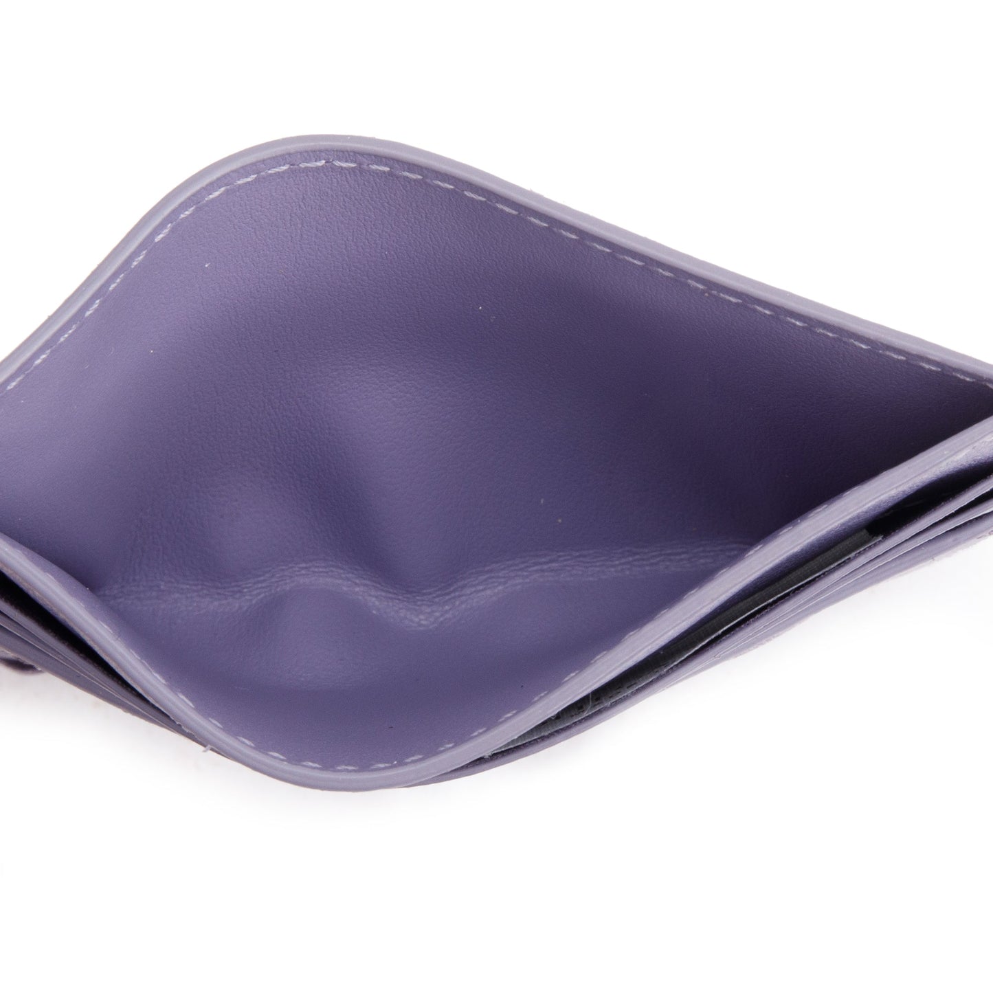 Bottega Veneta Purple Intrecciato Nappa Leather Intrecciato Card Holder