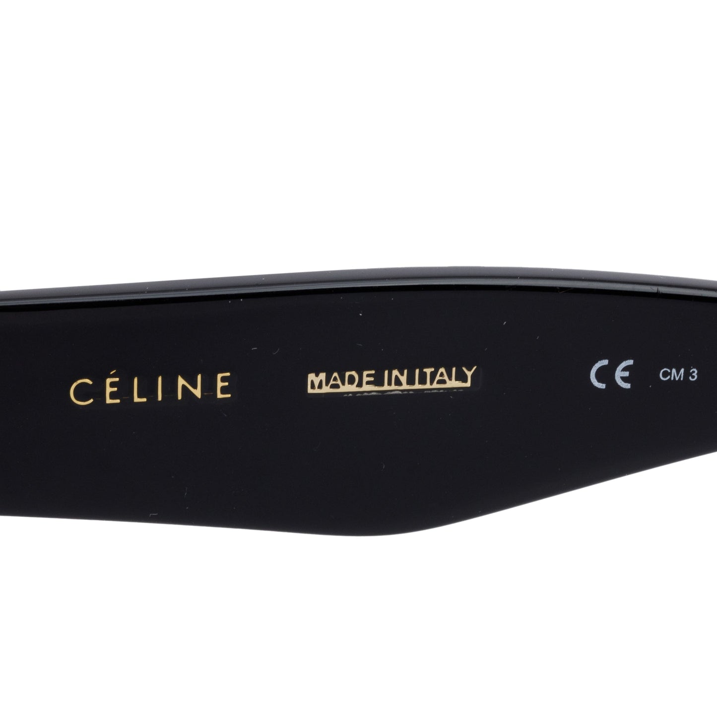Celine CL41095/S Black Acetate Round Sunglasses