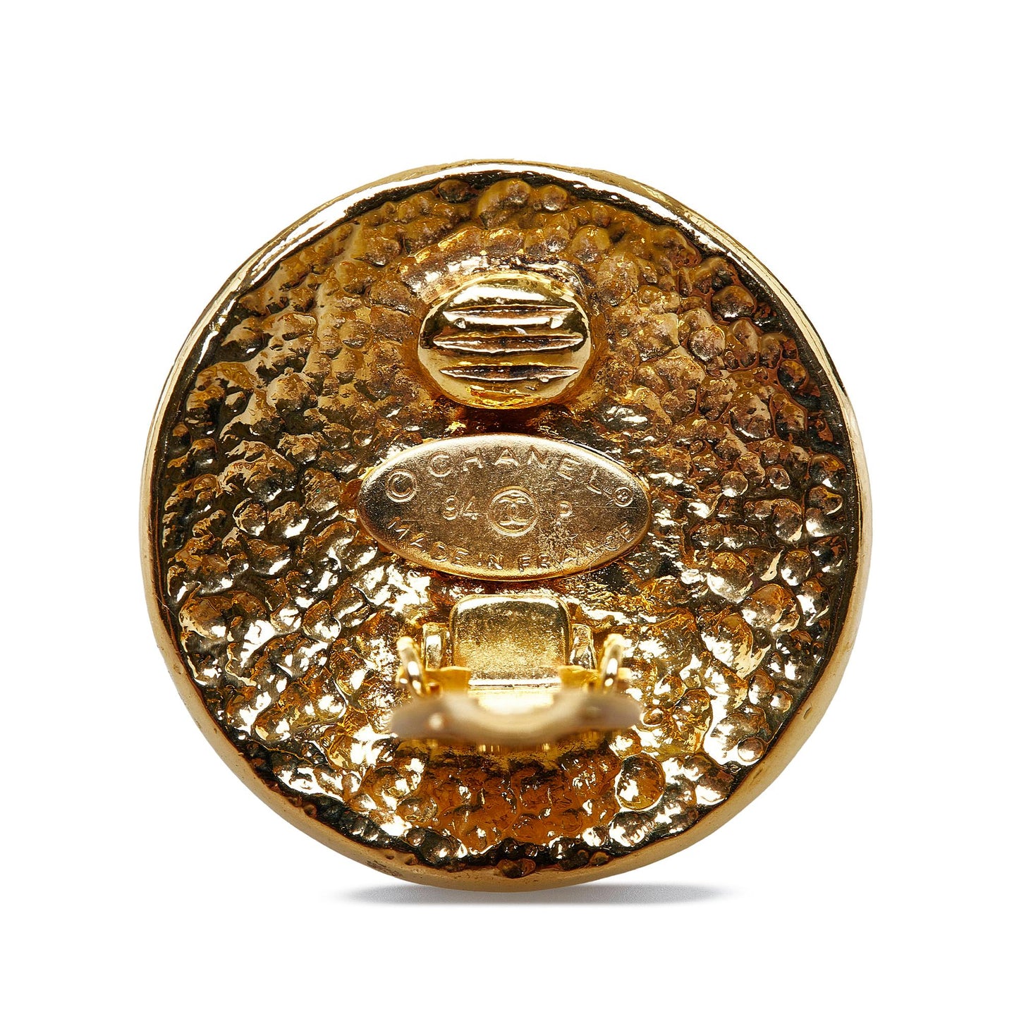 Chanel CC Clip-On Earrings (SHG-WXUF7S)