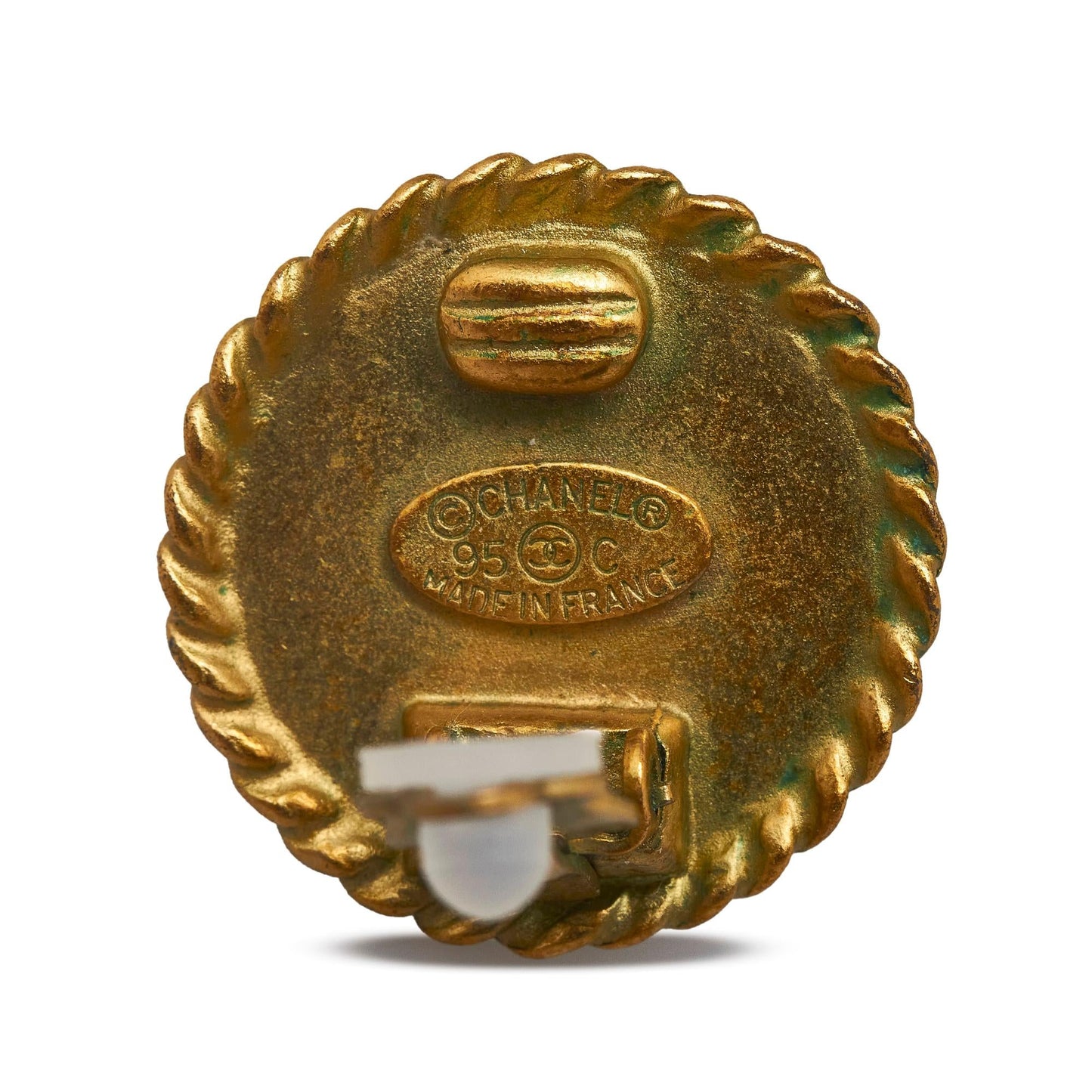 Chanel CC Clip-on Earrings (SHG-yCsEul)