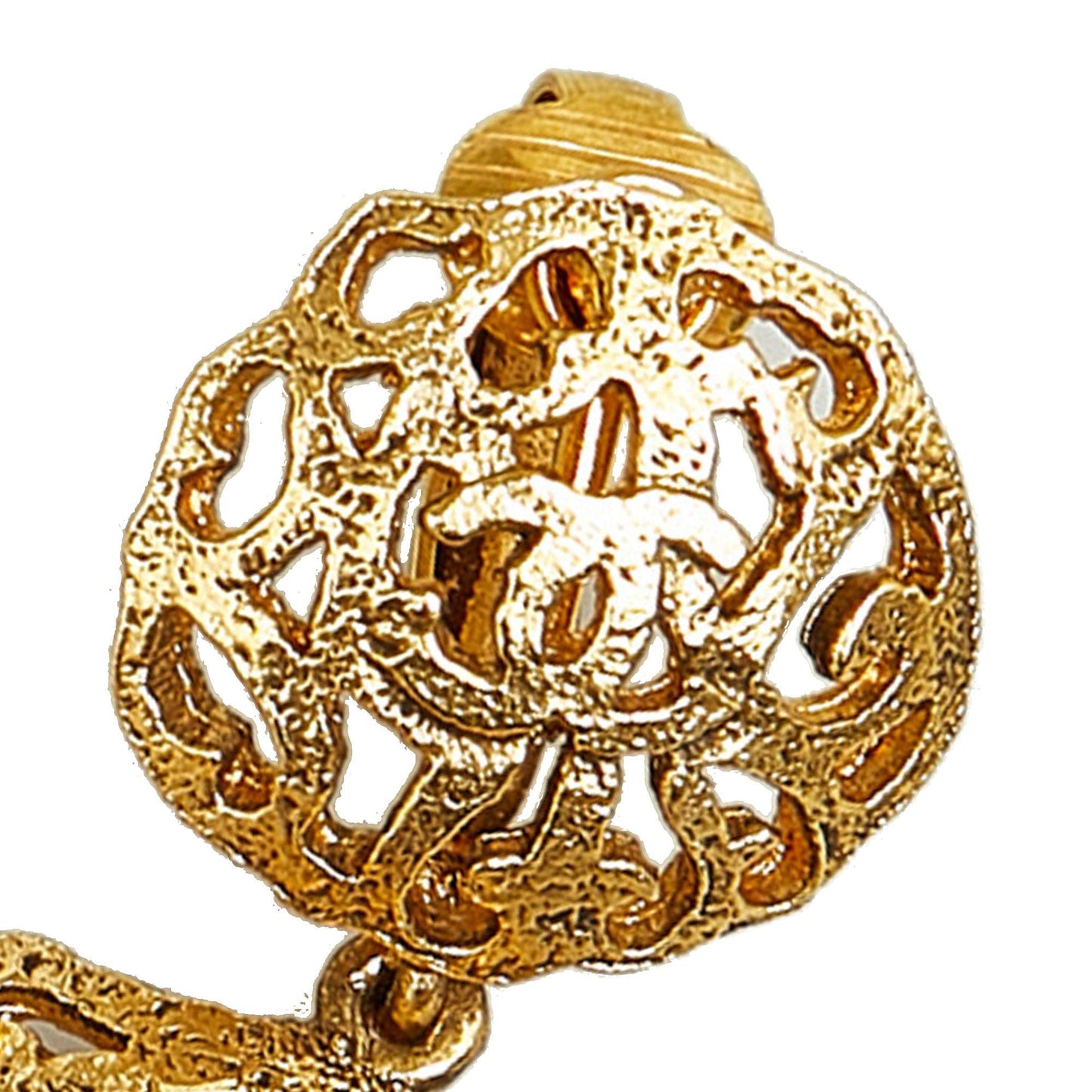 Chanel CC Drop Earrings (SHG-BgQ5xG)