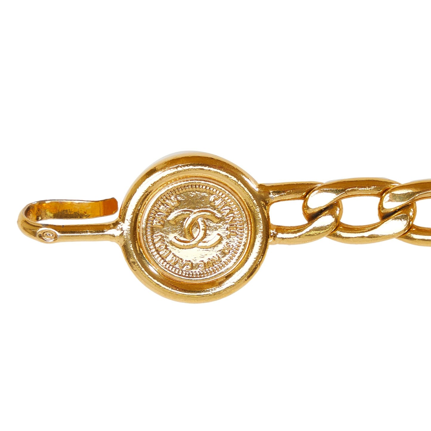 Chanel CC Medallion Chain-Link Belt - 38 / 96.00 (SHG-KLejGi)