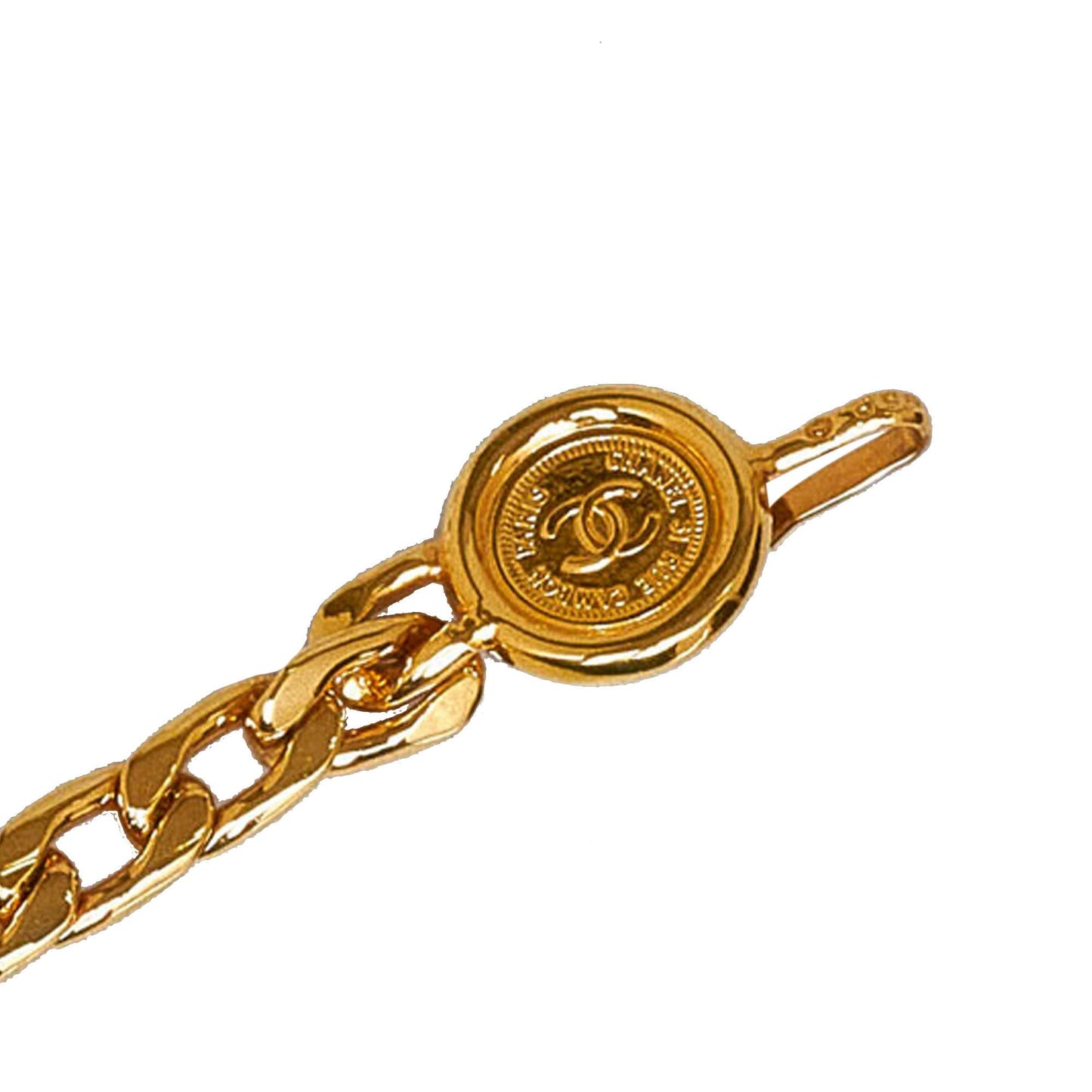 Chanel CC Medallion Chain-Link Belt - 39 / 100.00 (SHG-eXa7XO)