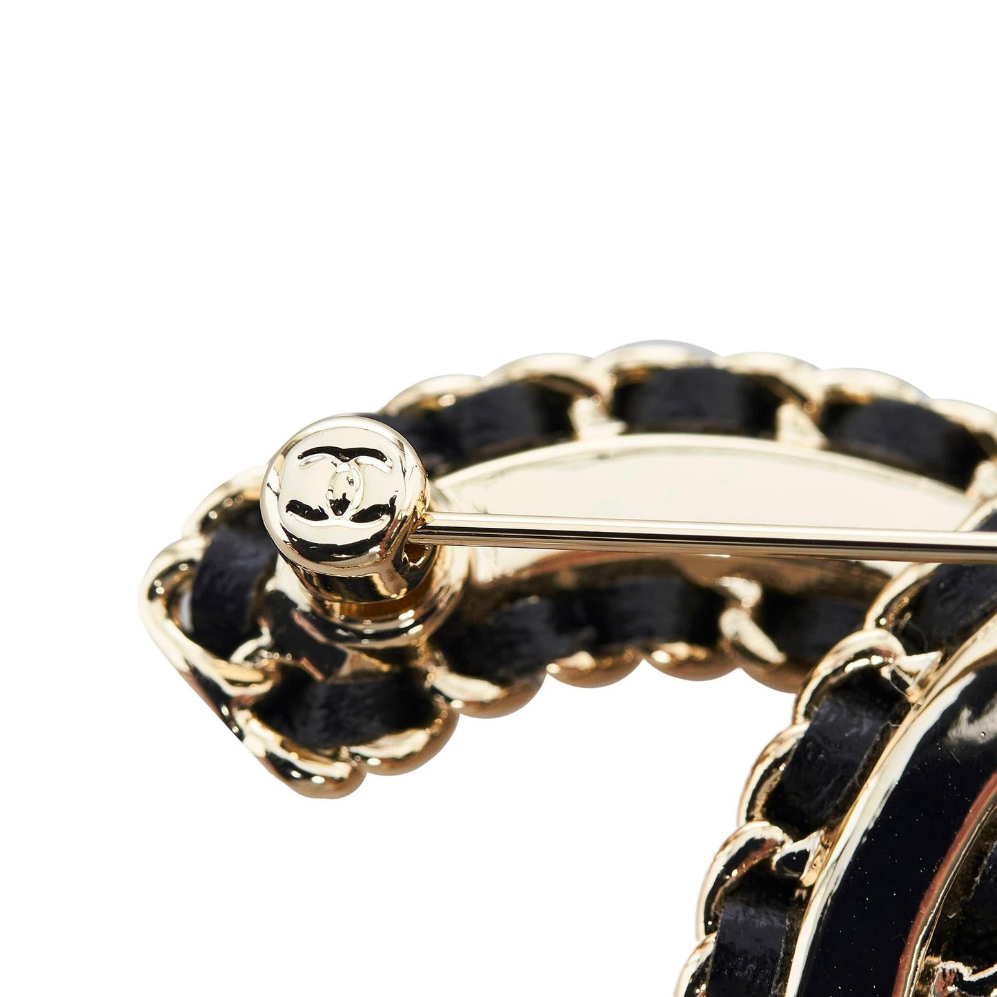 Chanel CC Rhinestone Brooch (SHG-c5GS4r)