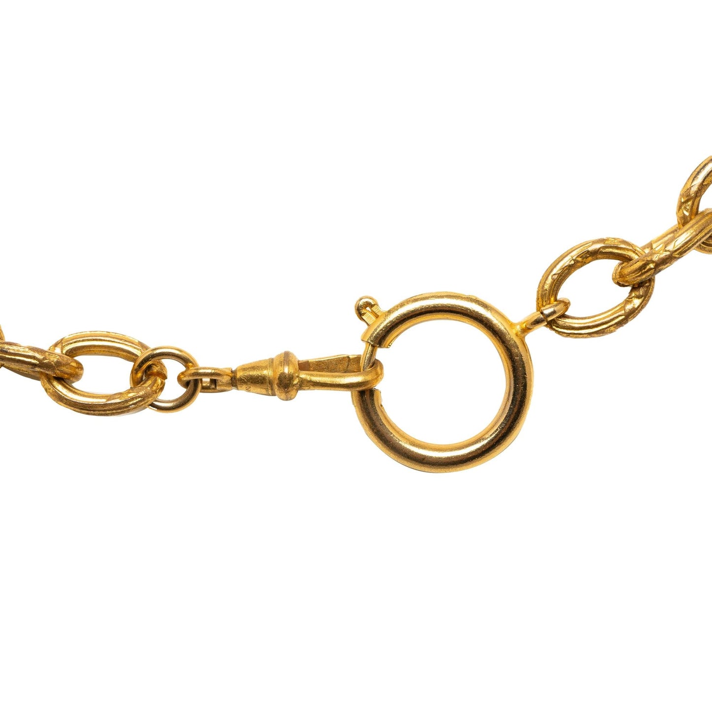 Chanel CC Round Pendant Necklace (SHG-lDIfMU)