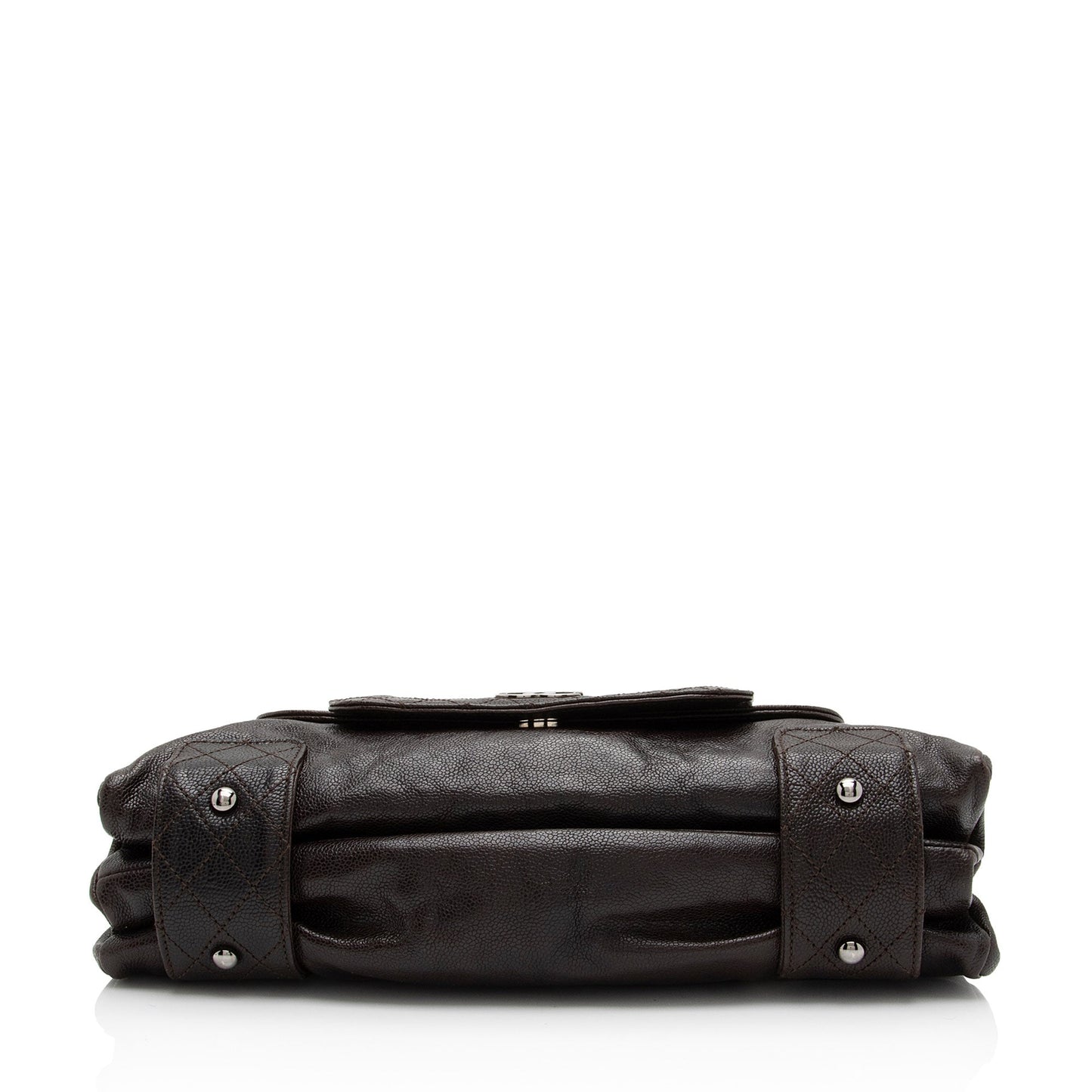 Chanel Caviar Leather Pocket In The City Accordion Flap Bag (SHF-7yhvso)