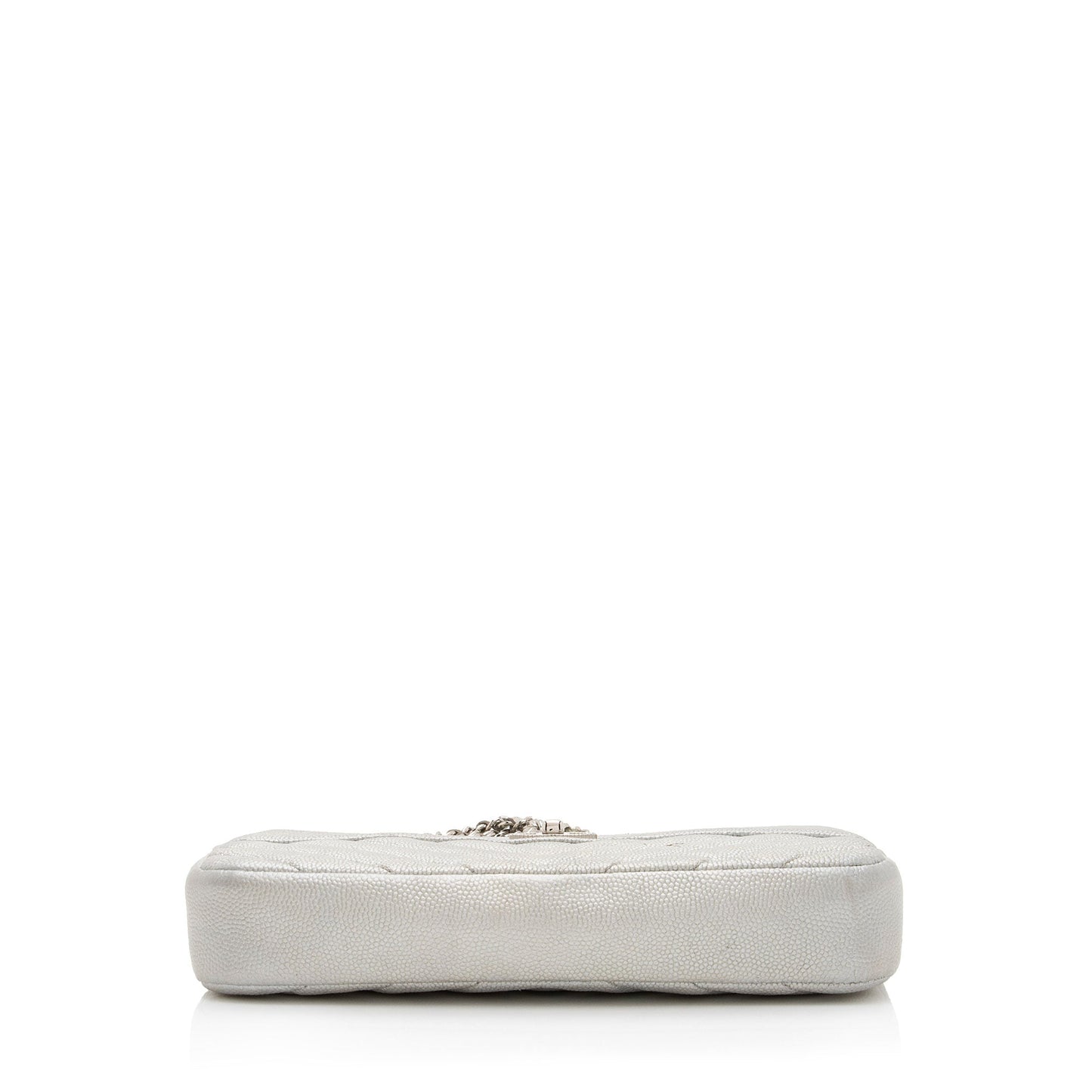 Chanel Iridescent Caviar Leather Vintage Mademoiselle Clutch with Chain (SHF-fdlQlw)