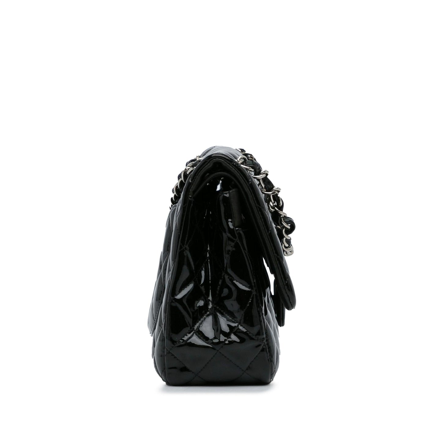 Chanel Jumbo Classic Patent Double Flap (SHG-88VGAj)